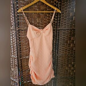 NBD coral mini dress Small